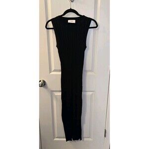 Pre-Owned Legoe Heritage Black Size 2 Maxi Sleeveless Dress